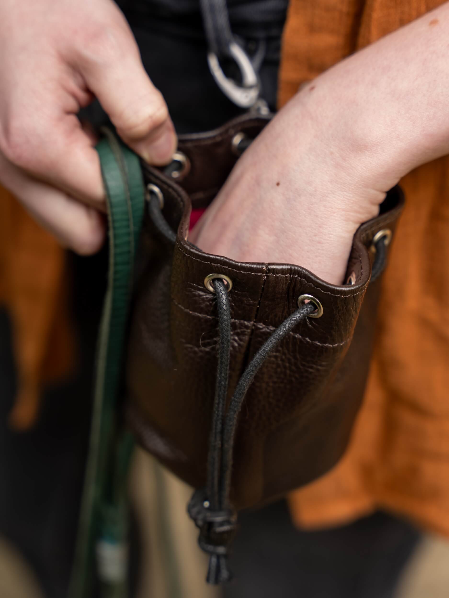 Leckerlibeutel Leder 