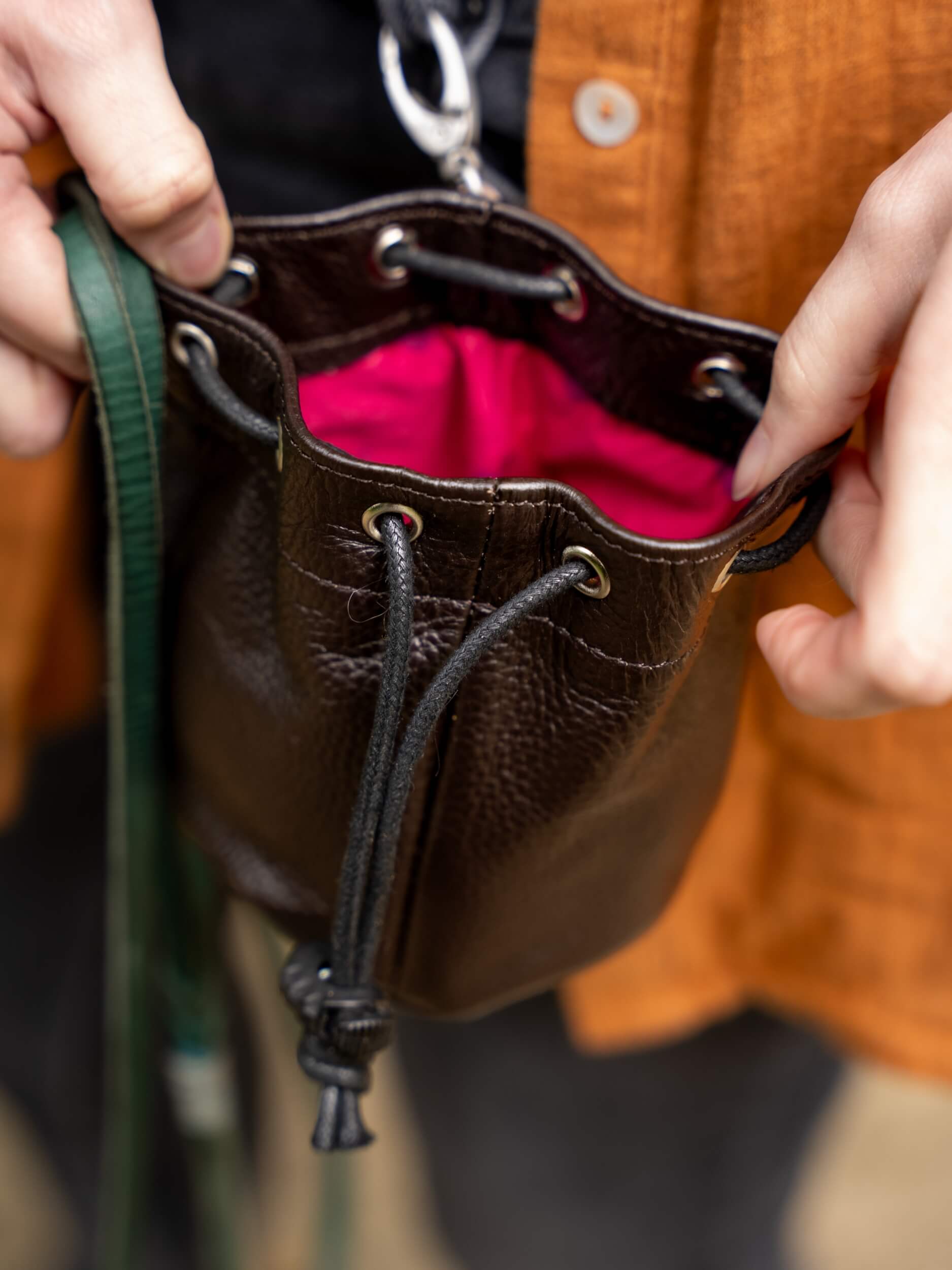 Leckerlibeutel Leder 